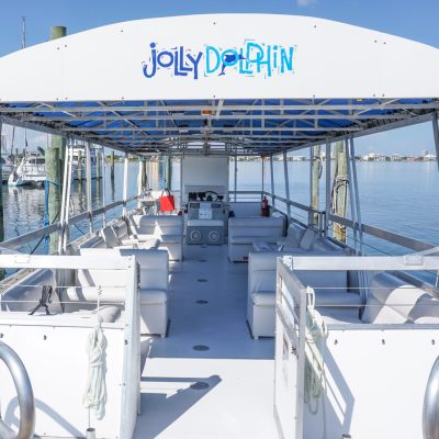 Jolly Dolphin at dock